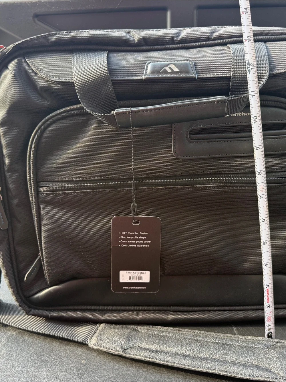 Brenthaven Elliot Business Essential Deluxe Brief Case Travel Bag Black